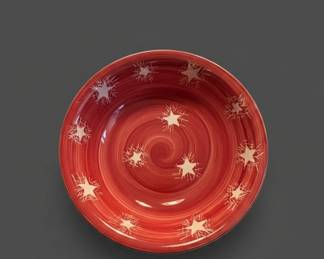Home Collection Snowflake Red Bowl third image