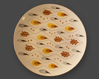 Stangl Amber Glo Leaf Pattern Dinner Plate third image
