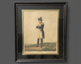 Napoleon I, First Consul Portrait Engraving