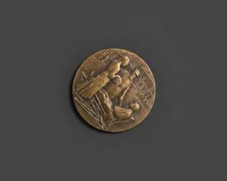 Knights of Malta France WWI Bronze Medal second image