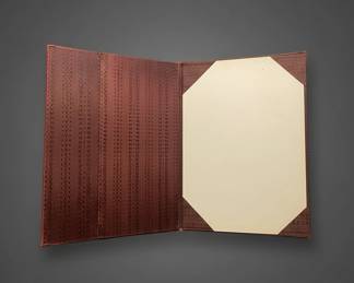 Vintage Tooled Leather Portfolio fourth image