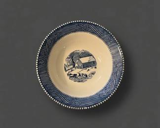 Currier  Ives The Old Grist Mill Soup Bowl second image