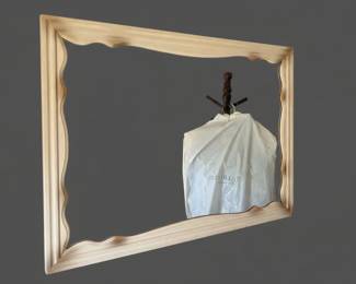 Kate and Laurel Wavy Rectangle Mirror