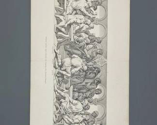 Daniel Maclise William Confers upon Harold the Dignity of a Norman Knight Engraving fourth image