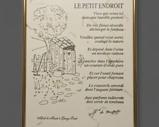 Le Petit Endroit Framed Print second image