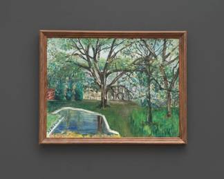 L.A. Dubois Landscape Painting