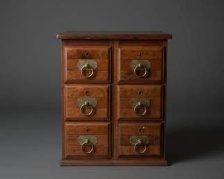 Vintage ApothecaryStyle MultiDrawer Storage Chest