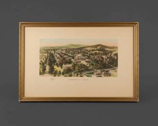 University of Virginia Aerial Print by Richard Rummell, third image
