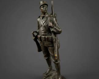 Bronze Soldier Sculpture