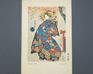 Utagawa Kunisada Ukiyoe Print Penn Prints Reproduction  The Four Seasons third image