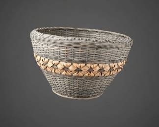 Longaberger Woven Basket with Accent Band third image