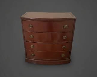 Federal Style Mahogany Bowfront Chest of Drawers second image