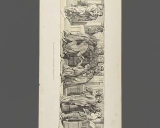 The Marriage of Aoife and Strongbow Engraving by Daniel Maclise second image