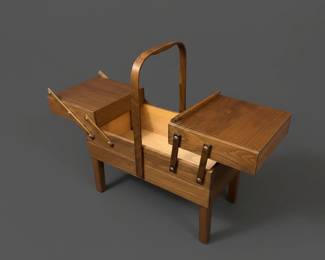 Strommen Bruk Hamar Accordion Sewing Box fourth image