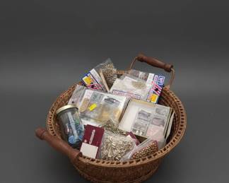 Vintage Westrim Crafts Bead and Jewelry Supply Collection with SemiPrecious Stones
