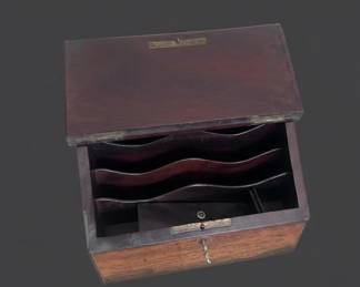 Antique French Napoleon III Era Writing Box