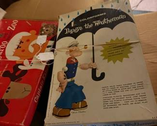 vintage colo rforms /board games