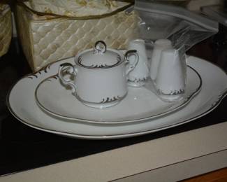 close up of china pattern