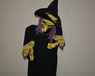 hanging witch decoration