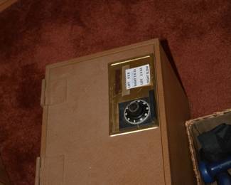 Safe with combination
