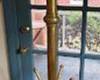 Brass coat hanger
