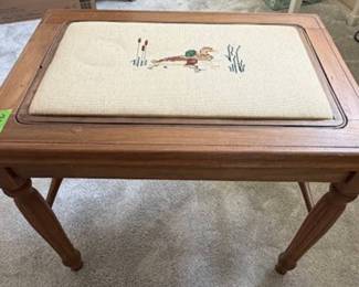 Needle Point bench 