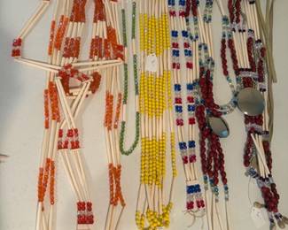NATIVE AMERICAN BEADED NECKLACES