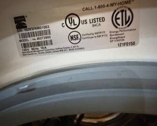 KWNMORE FRONT LOAD WASHER