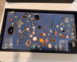 NATIVE AMERICAN JEWELRY PENDANTS