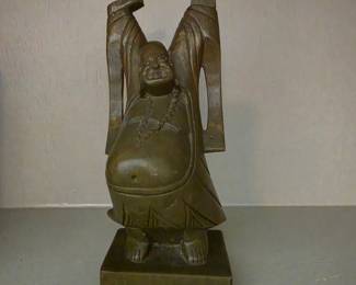 Bronze Laughing Buddha Statue