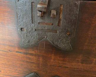 Antique Korean Bandaji Storage Chest, possibly from Jeju Island