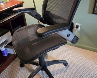 Ergonomic Mesh Task Chair with Flip-Up Arms