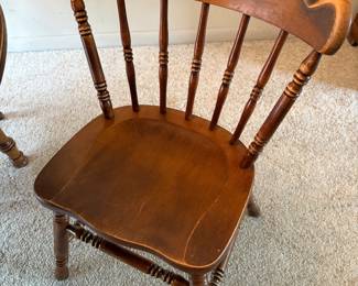 5 armless chairs