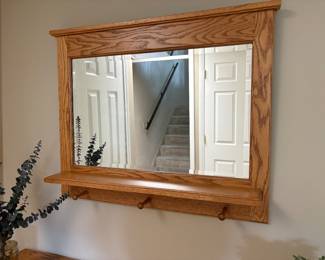 Amish made mirror with legs