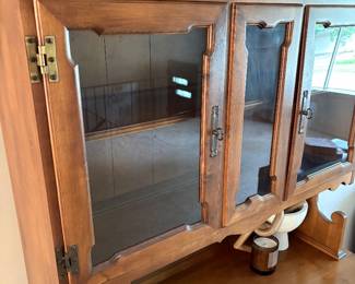 China cabinet glass door storage