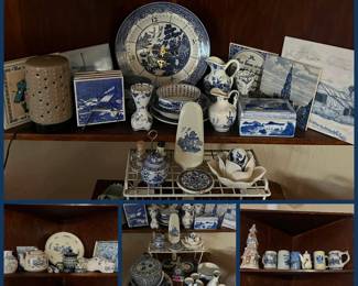 Blue and white collection