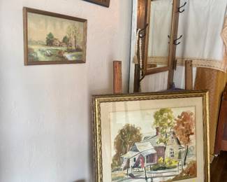 Watercolor on Easel