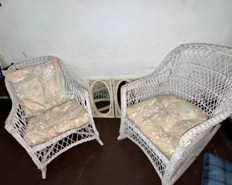 Wicker chairs
