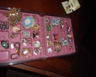 Pins, Broaches, Bracelets, etc