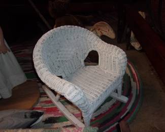 Child's Wicker Rocker