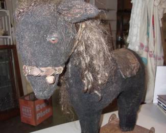 Vintage Horse on Wheels