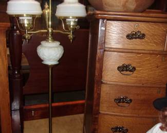 Double Light Floor Lamp
