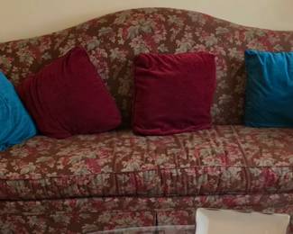 Living room couch flower pattern $175