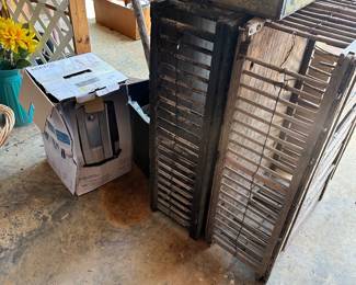 Old chicken cages