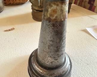 Vintage/ antique oil funnels 