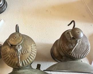 Old miners lamps