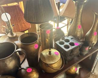 Brass items 