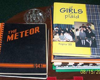 Old Metamora and Notre Dame year books