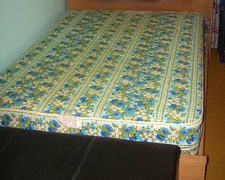 Full size bed, storage chest