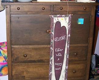 High boy dresser